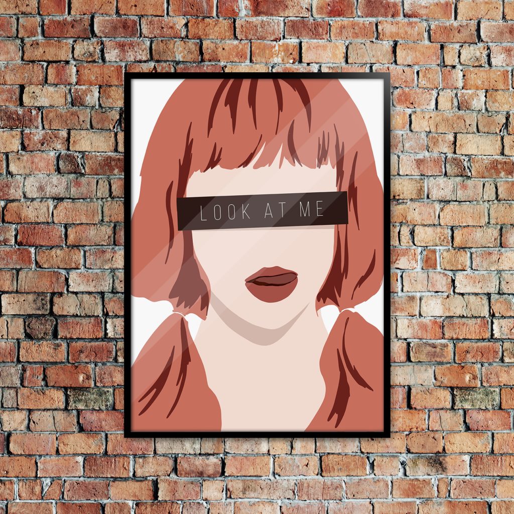 women poster popster lucidomatto art graphic design minimal vector
